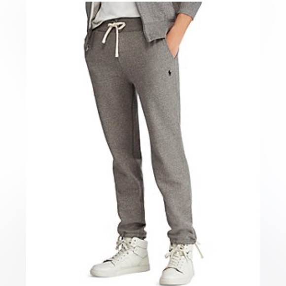 Mens Classic Cotton Blend Fleece Drawstring Pants